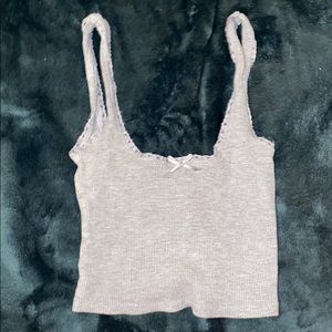 small grey tank top from pacsun